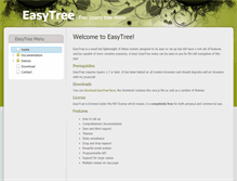 Tablet Screenshot of easyjstree.com